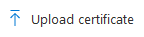 Upload certificate